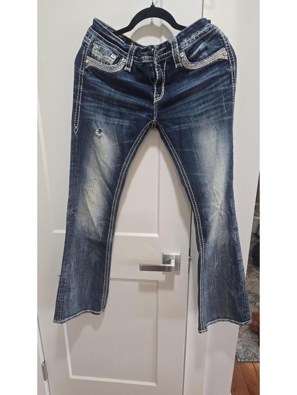Buck Revival Sherry Boot Dark Wash Denim Jeans Size 29